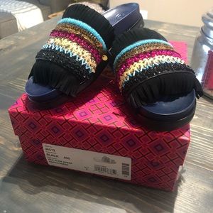 NIB Tory Burch Isle Slides size 7💕